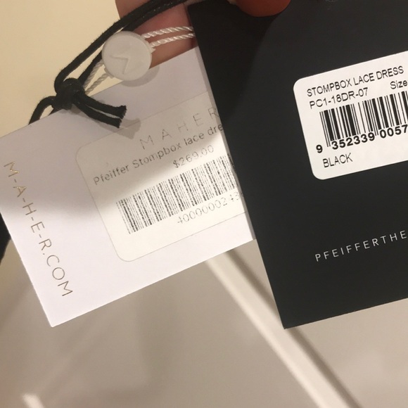 Pfeiffer Stompbox Lace Dress - Black - Picture 4 of 5